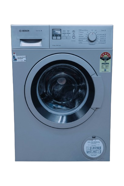 (Refurbished and Digi2L verified) Fully Automatic Front load washing machine,  (Bosch brand)(5 Star)( 7 kg)(Aqua coloured) (Model : 2020)
